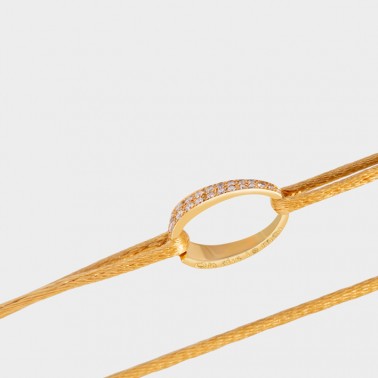 BRACELET "OH" OR jaune et DIAMANTS Ohdislemoi-Paris-Joaillerie