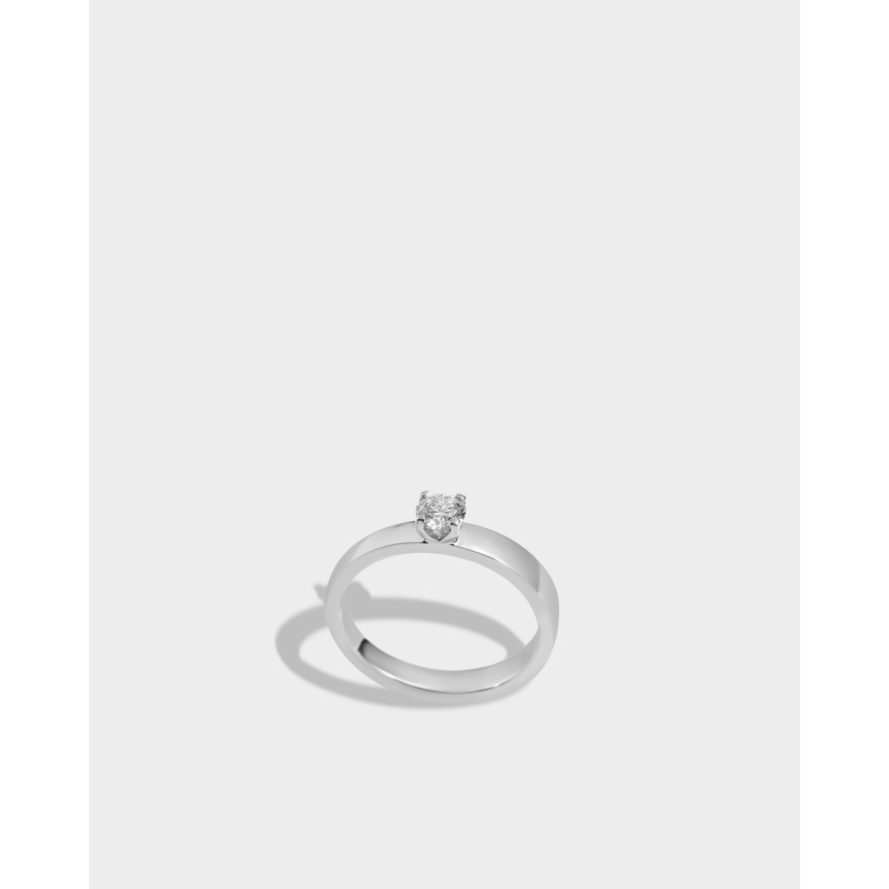 Solitaire diamant  or blanc  Ohdislemoi-Joaillerie-Paris