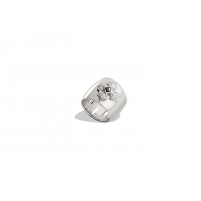 BAGUE "MARIE LOUISE"en argent rhodié