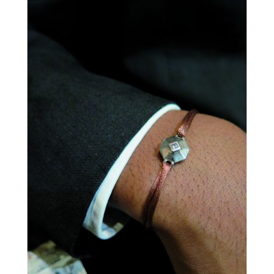 Bracelet Octogone en argent d'Ohdislemoi-Joaillerie-Paris