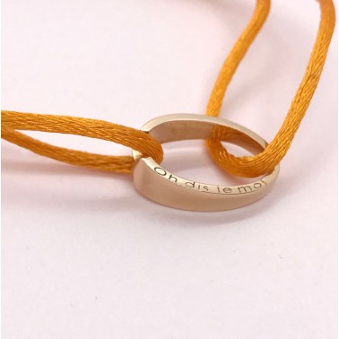 bracelet or rose cordon