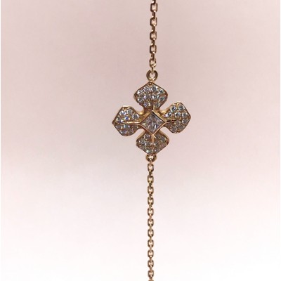 Bracelet"MelleLISA"en or rose et diamants blancs, Ohdislemoi-Joaillerie- Paris