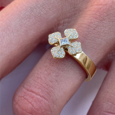 bague-MelleLISA-or-jaune-diamants-design-Paris-Ohdislemoi-Joaillerie, fait main à Paris